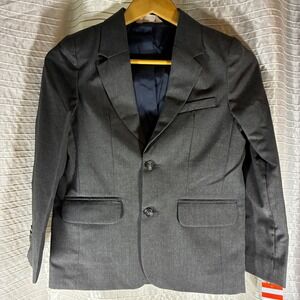 Cat & Jack Boys Blazer Size 8 Gray Suit Jacket Kids Formal Event